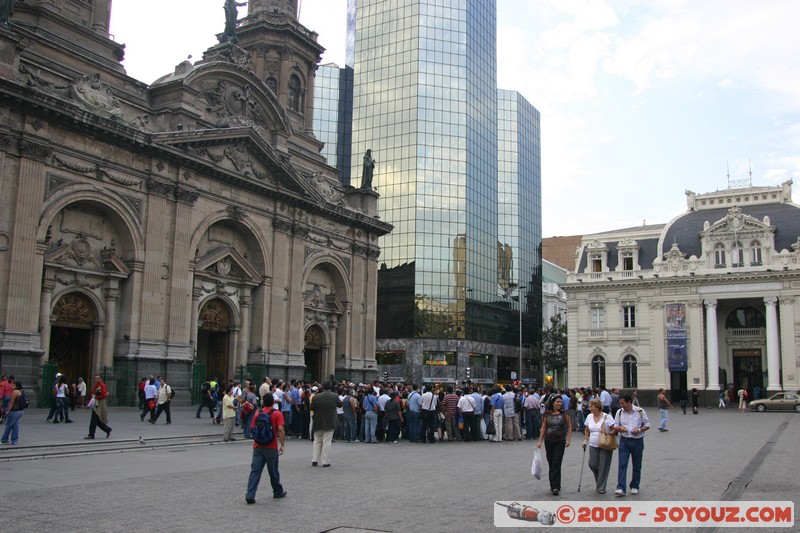 Plaza de Armas - The Cathedral of Santiago 
