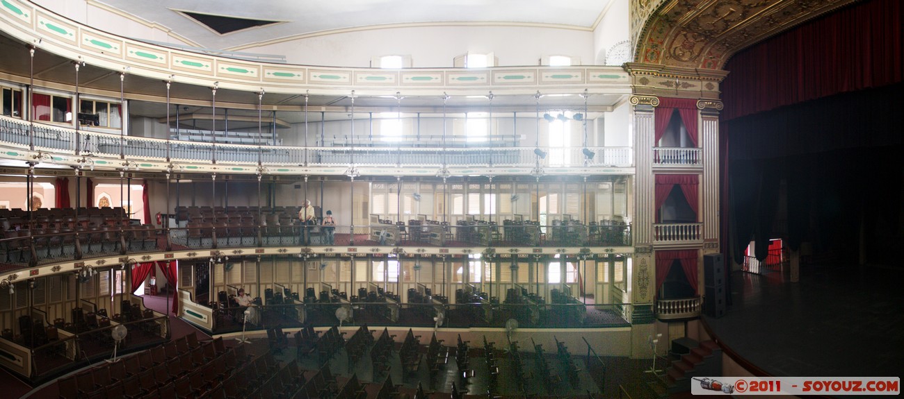 Cienfuegos - Teatro Thomas Ferry - panorama
Mots-clés: patrimoine unesco Theatre panorama