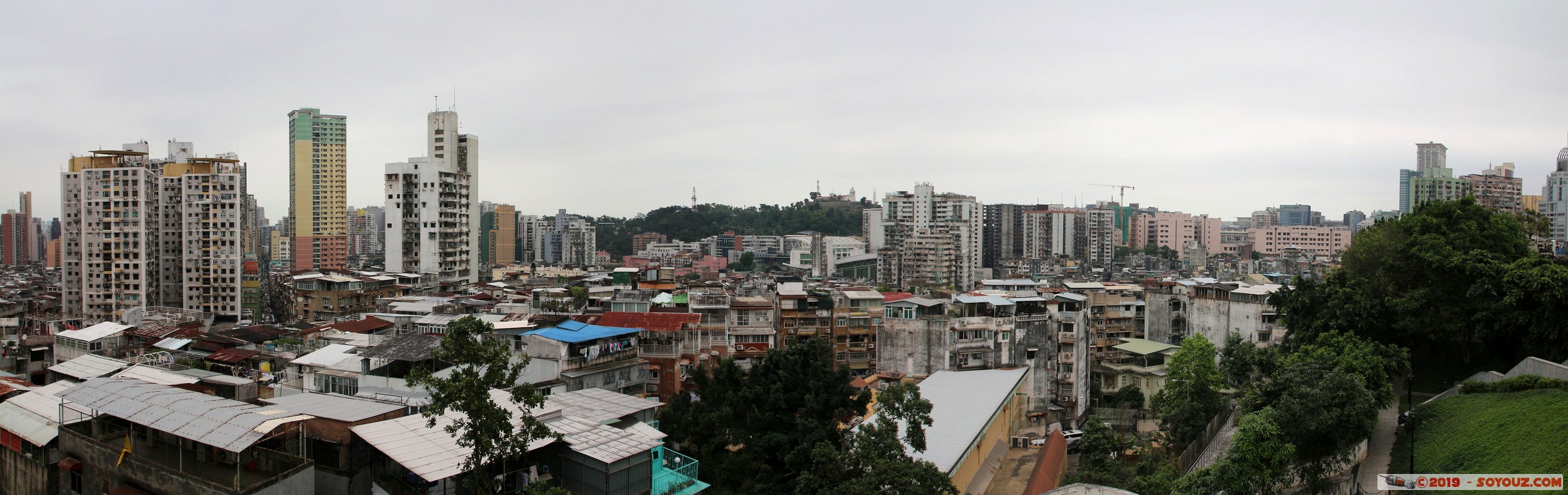 Macao - Panorama do  Fortaleza do Monte
Mots-clés: geo:lat=22.19747047 geo:lon=113.54256384 geotagged MAC Macao Santo António Fortaleza do Monte panorama