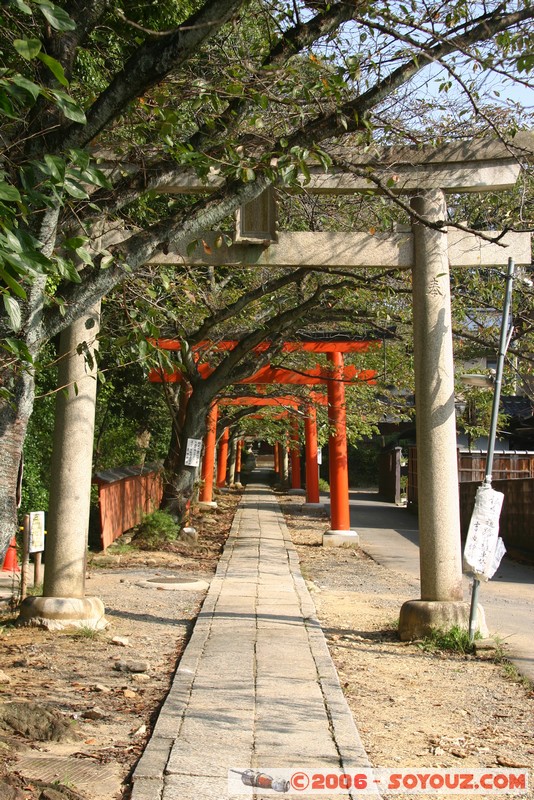 Gate on Mt. Yoshida-yama
