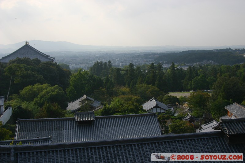 Nigatsu-do Hall - vue sur Nara
