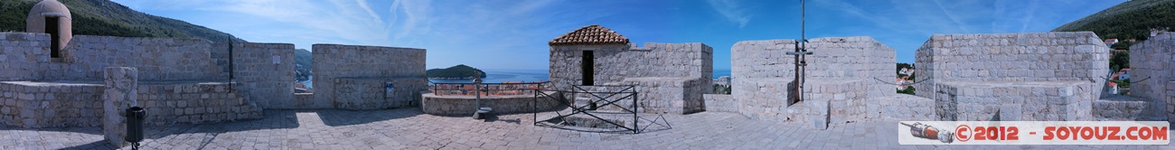 Dubrovnik - Walk on the city walls - Minceta panorama
Mots-clés: Bosanka Croatie DubrovaÄ�ko-Neretvanska geo:lat=42.64250177 geo:lon=18.10855409 geotagged HRV PloÄ�e medieval patrimoine unesco chateau panorama Minceta 360 view