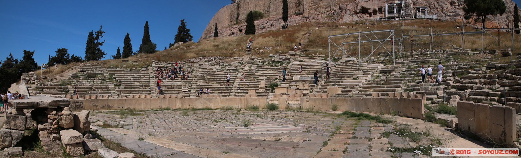 Athens - The Acropolis - Theatre of Dionysus - panorama
Mots-clés: Anafiótika Athina Proastia GRC Grèce Athens Athenes Attica The Acropolis patrimoine unesco Ruines grec Theatre of Dionysus panorama