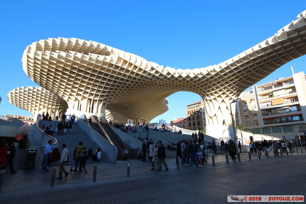 Sevilla - Metropol Parasol
Mots-clés: Andalucia ESP Espagne Sevilla Triana Metropol Parasol Plaza de la Encarnación