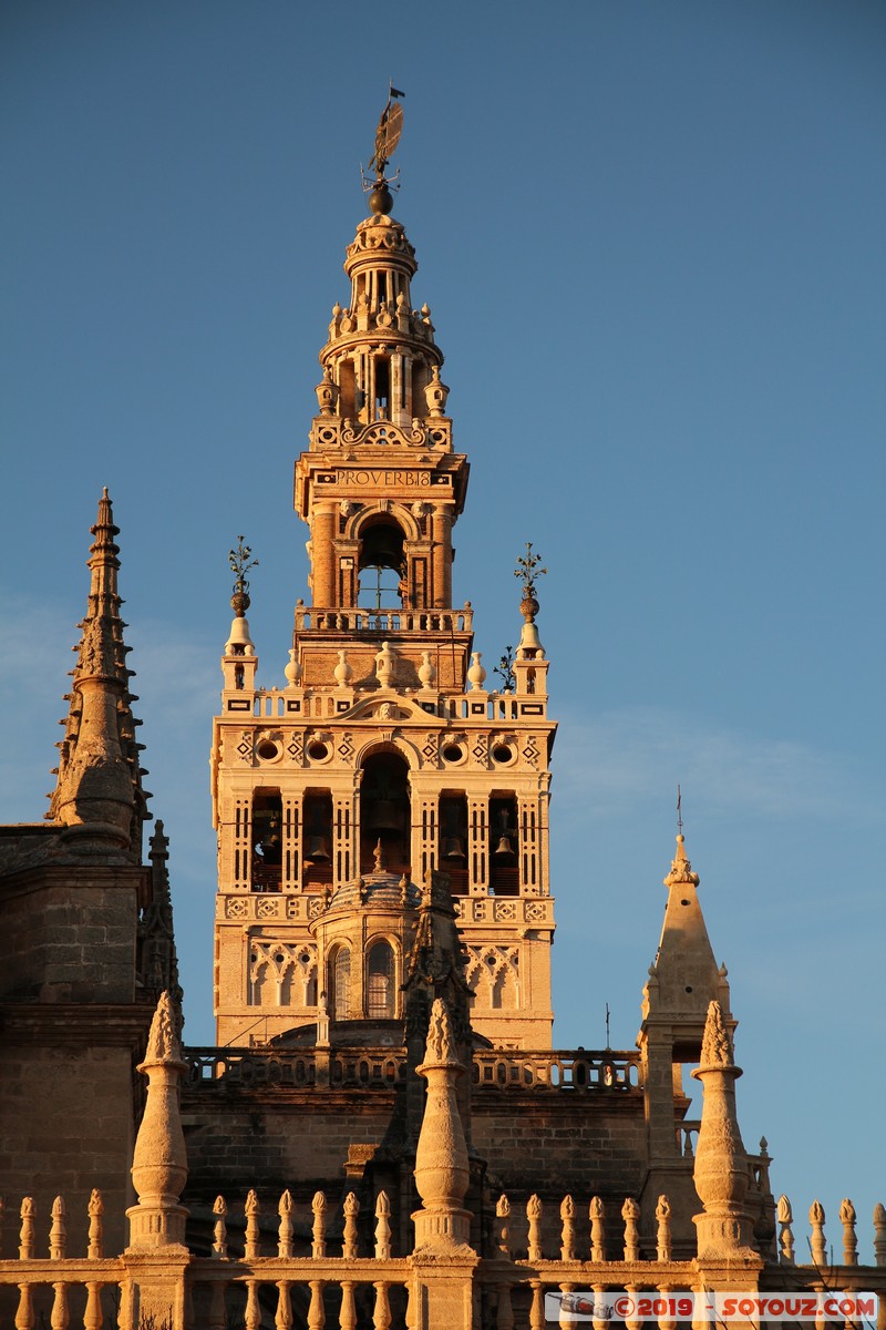 Sevilla - Catedral de Santa Maria de la Sede - La Giralfa
Mots-clés: Andalucia ESP Espagne Sevilla Triana Catedral de Santa Maria de la Sede patrimoine unesco Egli$e Lumiere La Giralda sunset