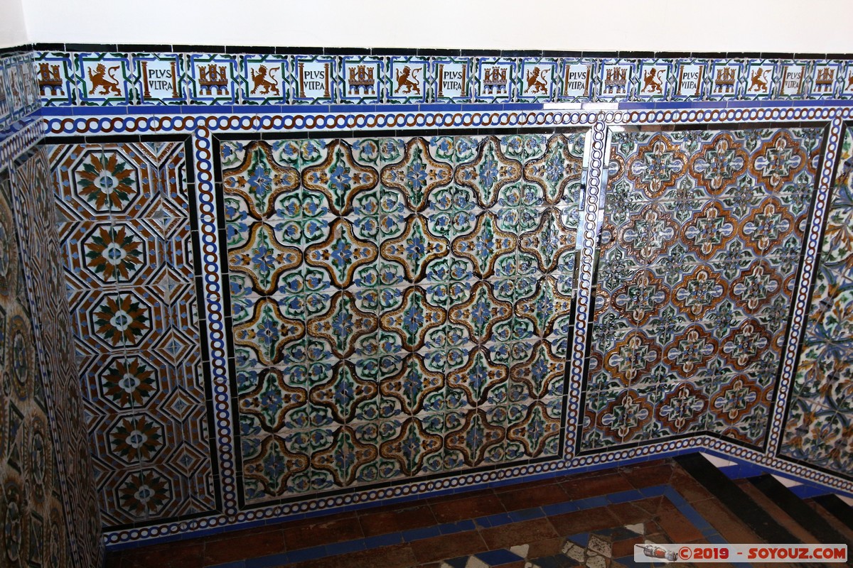 Sevilla - Real Alcazar - Cuarto del Almirante
Mots-clés: Andalucia ESP Espagne Sevilla Triana Real Alcazar chateau patrimoine unesco Cuarto del Almirante Azulejos