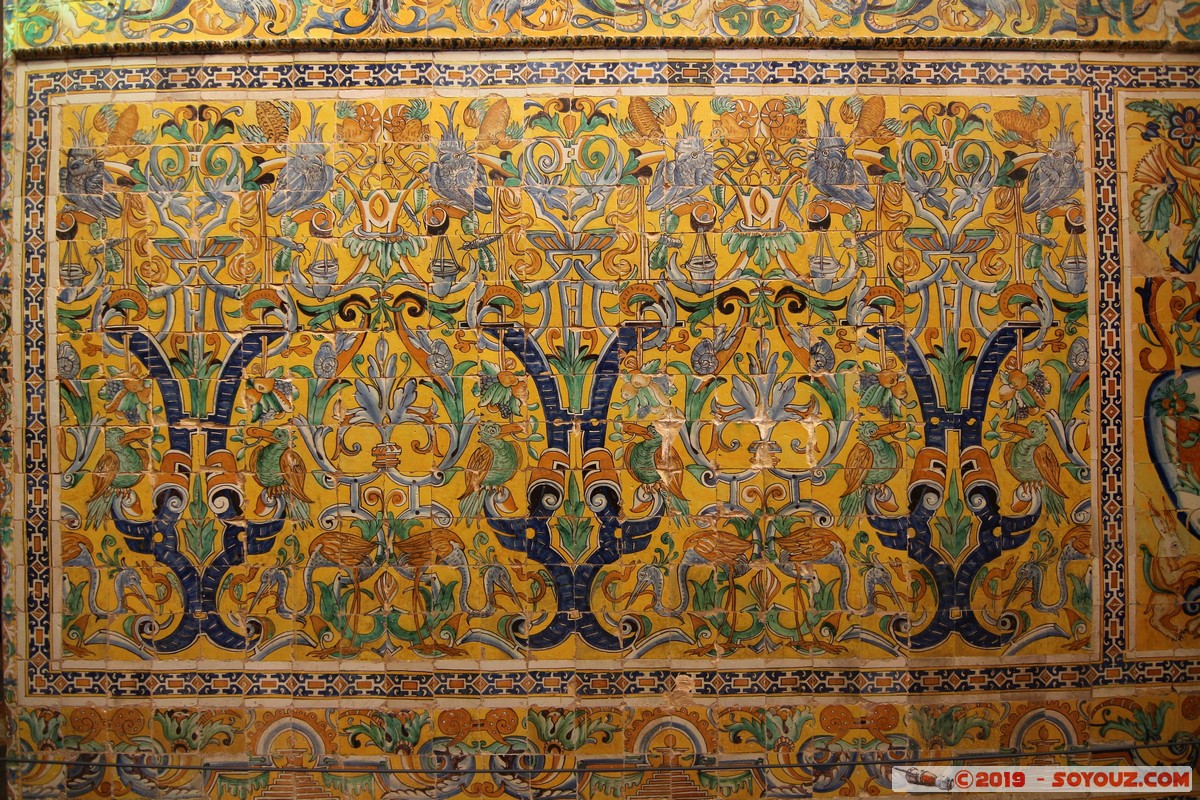 Sevilla - Real Alcazar - Palacio gotico
Mots-clés: Andalucia ESP Espagne Sevilla Triana Real Alcazar chateau patrimoine unesco Palacio gotico Azulejos