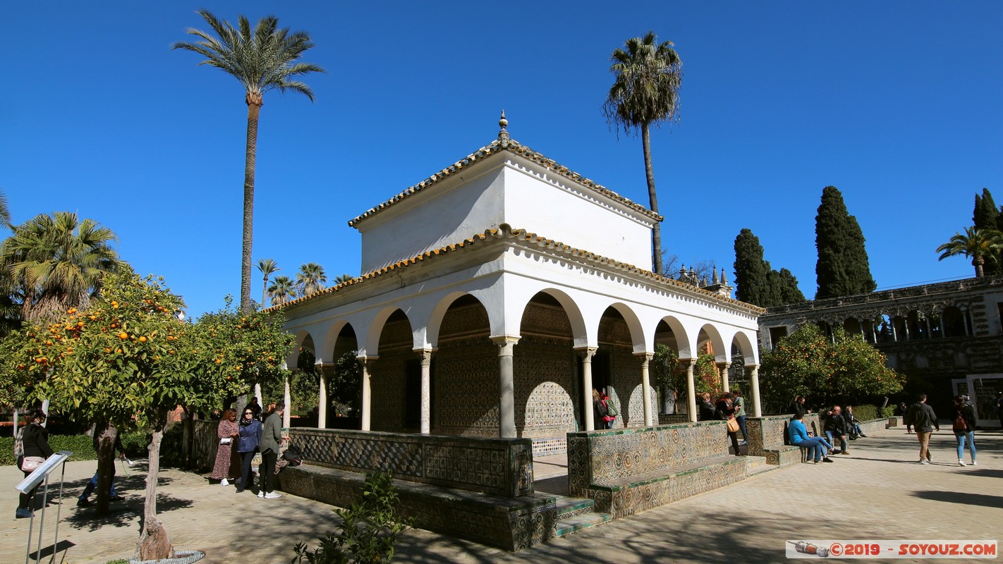 Sevilla - Real Alcazar - Pabellon de Carlos V
Mots-clés: Andalucia ESP Espagne Sevilla Triana Real Alcazar chateau patrimoine unesco Pabellon de Carlos V Jardines de Carlos V