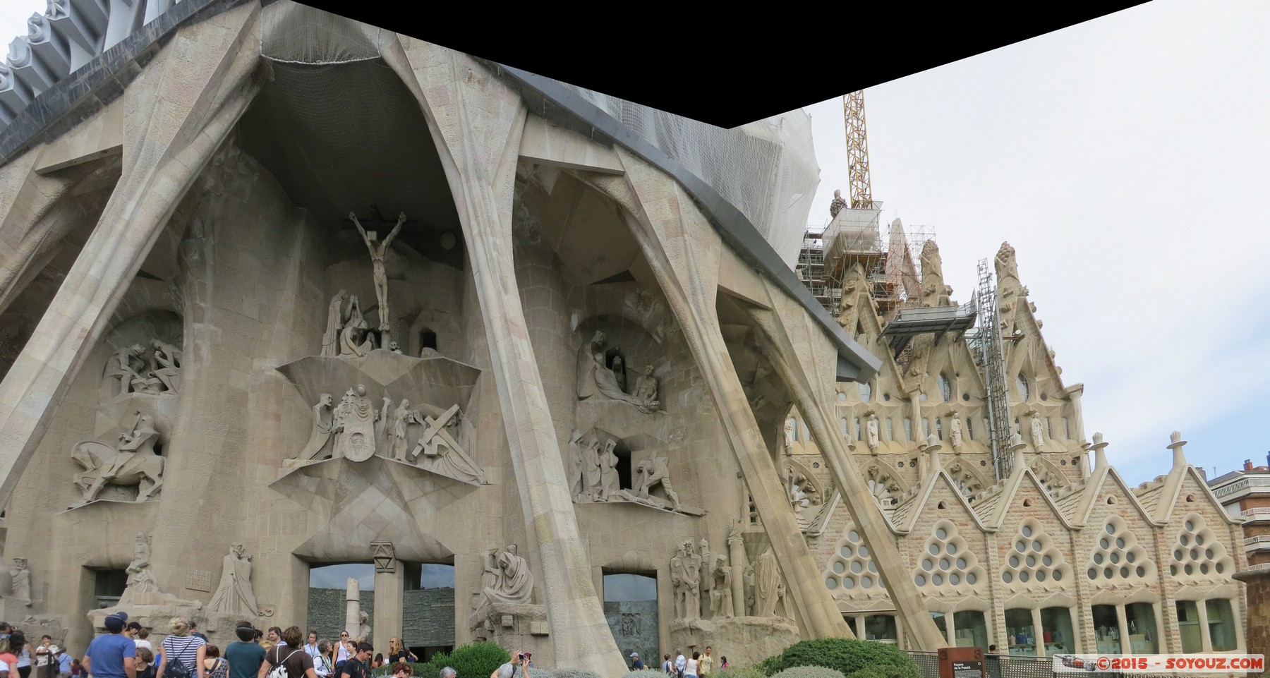 Barcelona - Sagrada Familia
Stitched Panorama
Mots-clés: Barcelona Cataluna ESP Espagne geo:lat=41.40328994 geo:lon=2.17400551 geotagged Sagrada Família Sagrada Familia Eglise patrimoine unesco sculpture