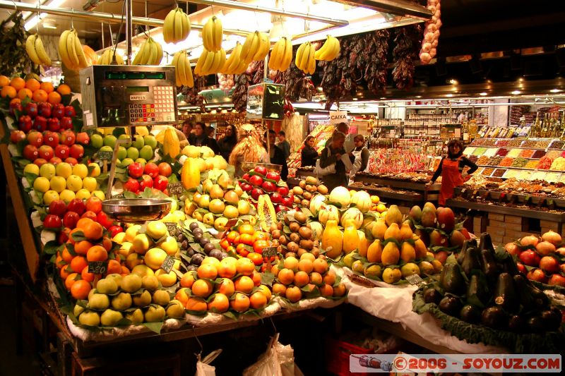 Fruits et légumes
Mercat Boqueria
Mots-clés: Barcelona Barcelone Catalogne Espagne Gaudi La Ciutadella Mercat Boqueria Parc Güell Sagrada Familia