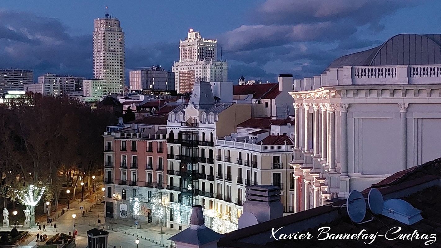 Madrid - Plaza de Oriente
Mots-clés: ESP Espagne geo:lat=40.41745779 geo:lon=-3.71143430 geotagged Madrid Opera Central Palace Hotel Plaza de Oriente sunset Teatro Real Edificio Espana Torre de Madrid