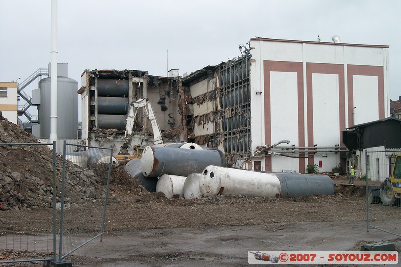 Brasserie Kronenbourg
Destruction des bâtiments de l'ancienne usine
