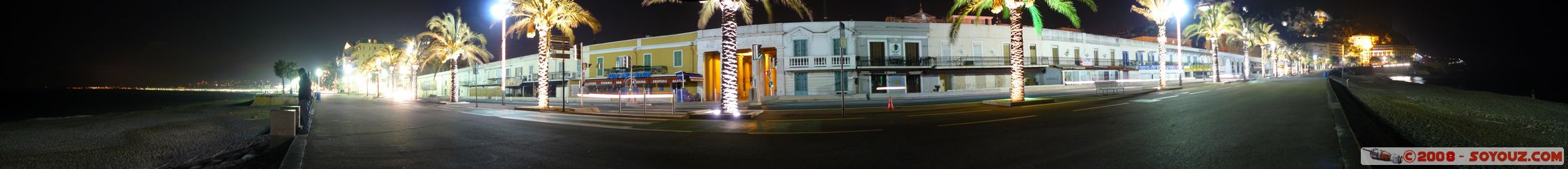 Nice by Night - Promenade des Anglais - panorama
Mots-clés: Nuit panorama