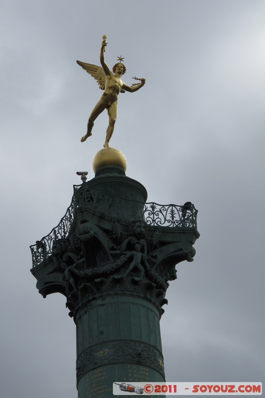 Paris - Bastille - La Colonne de Juillet - le Genie de la Liberte
Mots-clés: Bastille FRA France geo:lat=48.85372542 geo:lon=2.36872208 geotagged le-de-France Paris 11 Popincourt La Colonne de Juillet