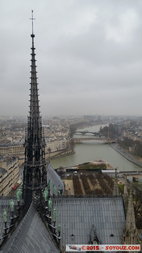 Paris - Vue depuis les tours de Notre-Dame
Mots-clés: Eglise Notre-Dame patrimoine unesco