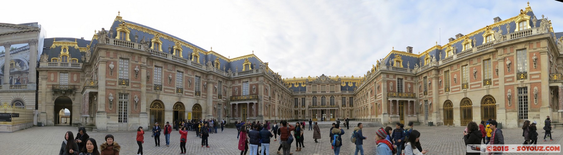 Chateau de Versailles - Cour Royale - Panorama
Stitched Panorama
Mots-clés: FRA France geo:lat=48.80464115 geo:lon=2.12095141 geotagged le-de-France Versailles Chateau de Versailles chateau patrimoine unesco Cour Royale panorama