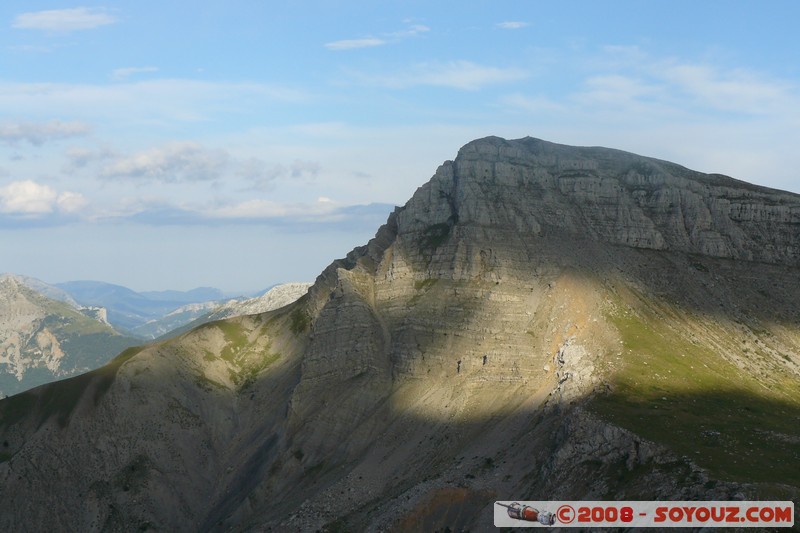 Mont Chiran - vue sur le Mourre de Chanier
