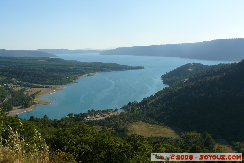 Gorges du Verdon - vue sur le lac de Sainte-Croix-du-Verdon
