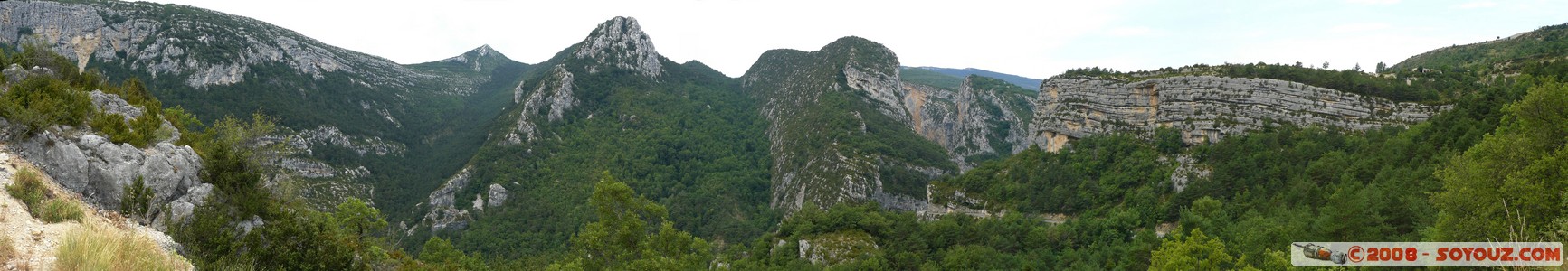 Gorges du Verdon - panorama
Mots-clés: panorama