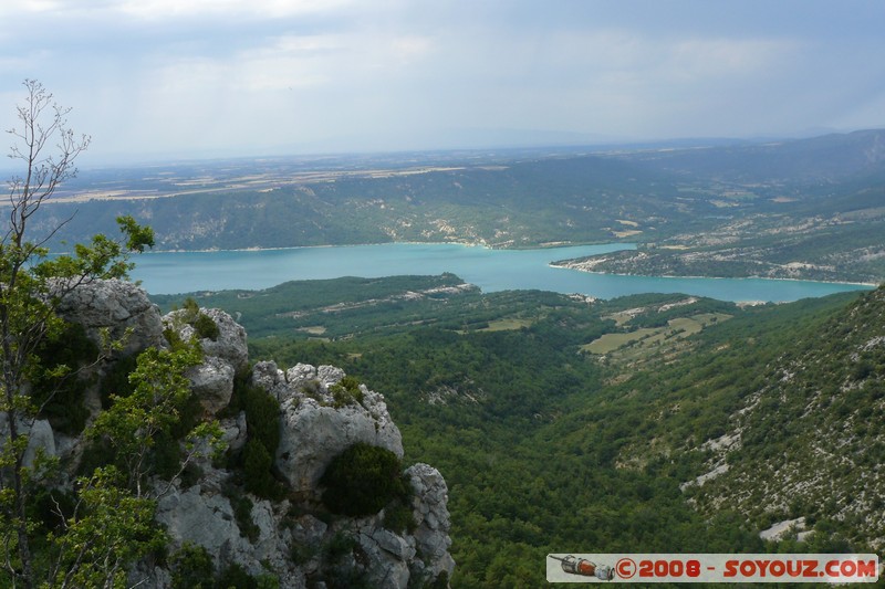 Gorges du Verdon - vue sur le lac de Sainte-Croix-du-Verdon
Mots-clés: Lac