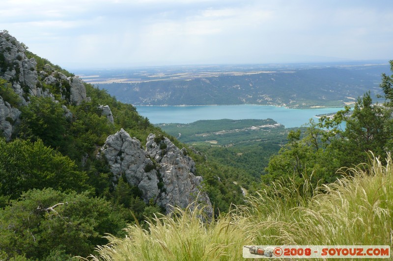 Gorges du Verdon - vue sur le lac de Sainte-Croix-du-Verdon
Mots-clés: Lac