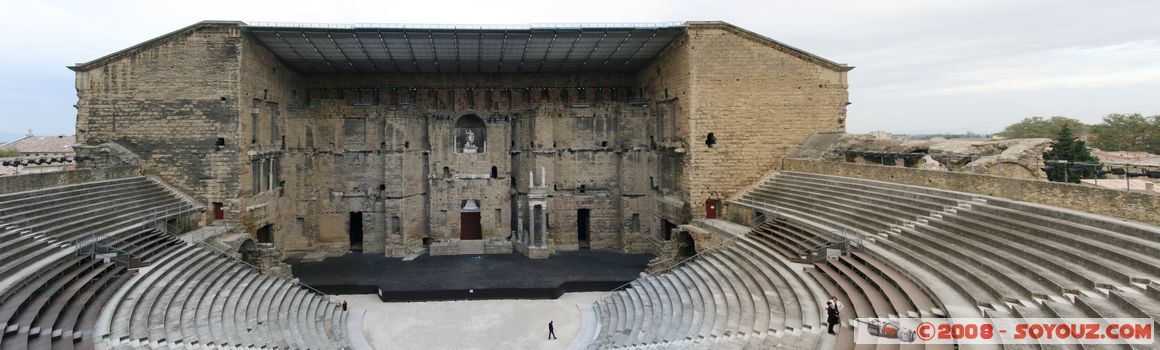 Theatre antique d'Orange - panorama
Mots-clés: panorama Ruines Romain patrimoine unesco