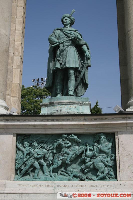 Budapest - Hosok tere - Thokoly Imre (1678-1685)
Mots-clés: statue sculpture Monument