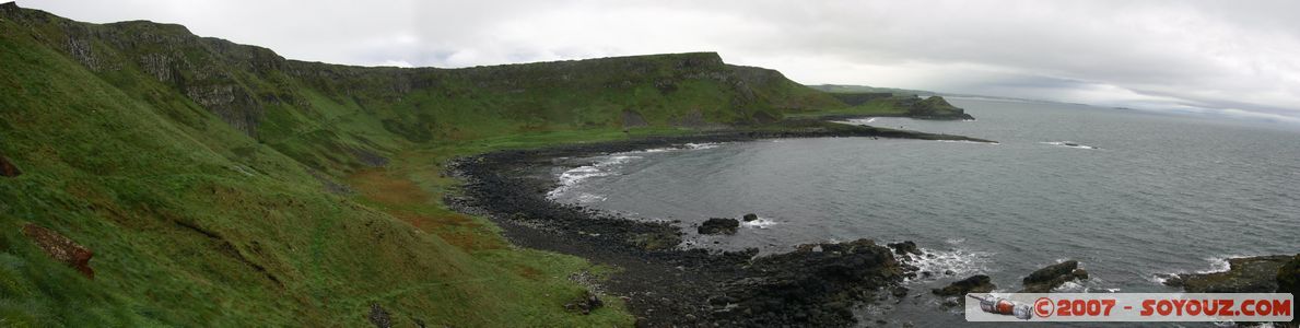 Giant's Causeway panoramique
