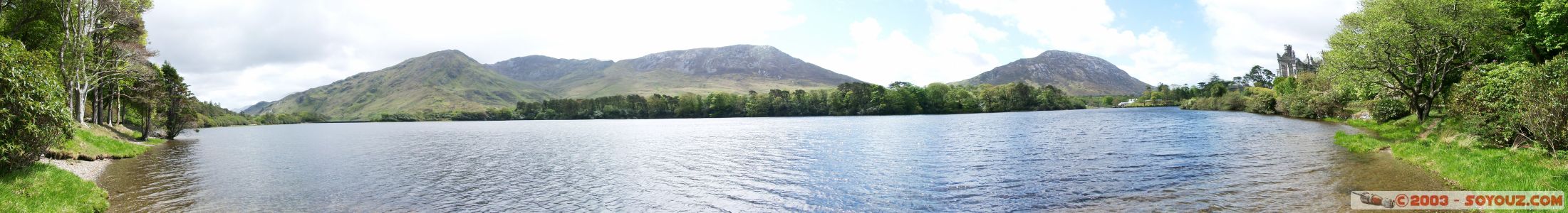 Panoramique Kylemore Lough
