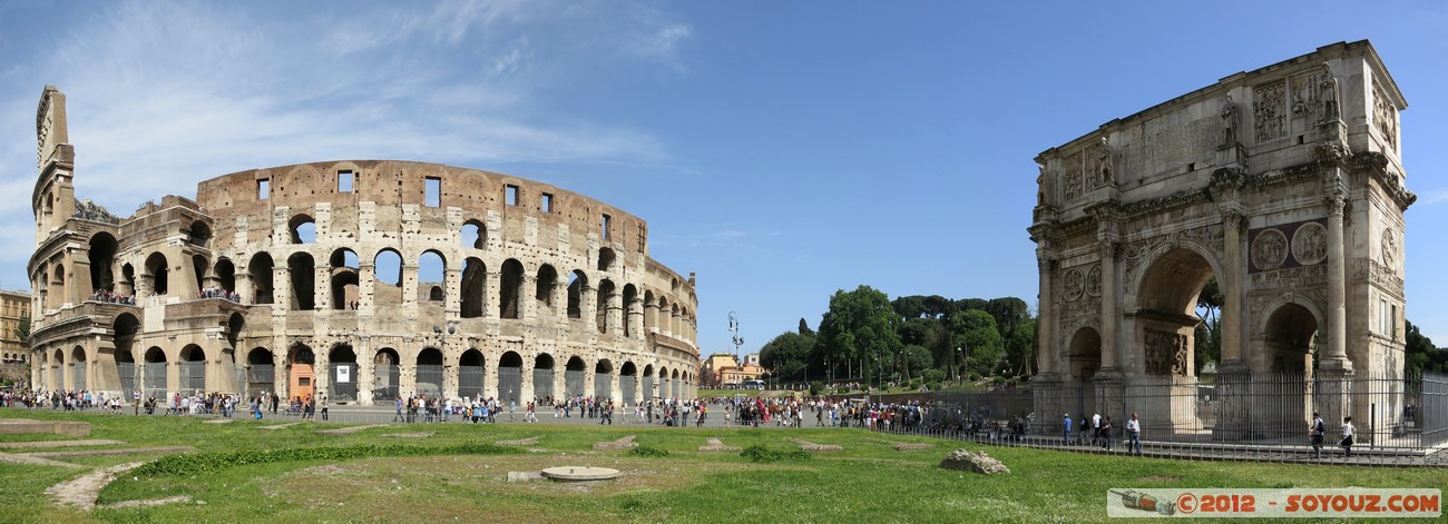 Roma - Colosseo e Arco di Costantino - panorama
Mots-clés: Campitelli geo:lat=41.89013527 geo:lon=12.49046635 geotagged ITA Italie Lazio Roma patrimoine unesco Ruines Romain Colosseo Arco di Costantino panorama