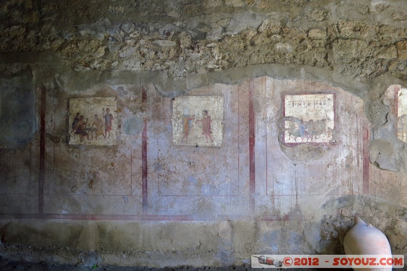 Pompei Scavi -  Casa dei Dioscuri
Mots-clés: Campania geo:lat=40.75155981 geo:lon=14.48378580 geotagged ITA Italie Pompei Scavi Ruines Romain patrimoine unesco peinture fresques Regio VI