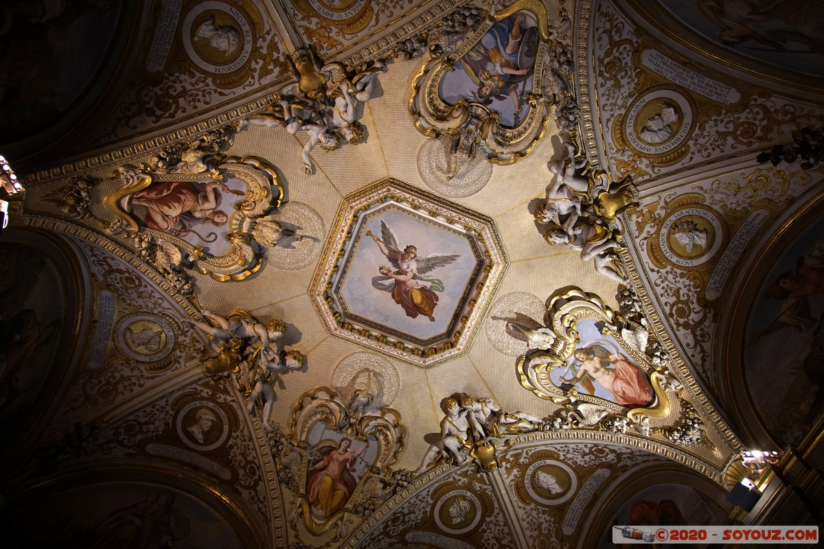 Firenze - Palazzo Pitti
Mots-clés: geo:lat=43.76524771 geo:lon=11.25023327 geotagged ITA Italie Oltrarno Poggio Imperiale Toscana Florence Palazzo Pitti peinture Plafond chateau