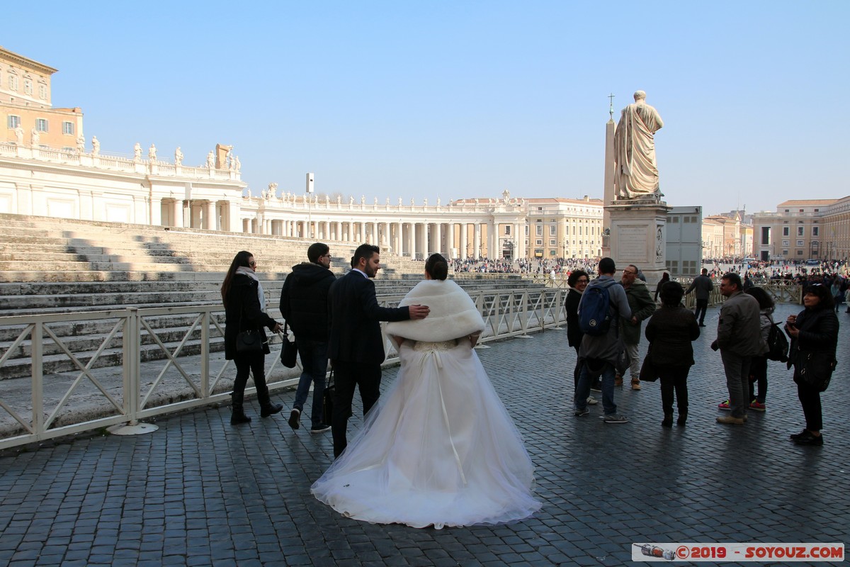 Citta del Vaticano - Piazza San Pietro - matrimonio
Mots-clés: Citta' Del Vaticano geo:lat=41.90175450 geo:lon=12.45517555 geotagged VAT Vatican Vatikanstadt Citta del Vaticano patrimoine unesco Piazza San Pietro Egli$e