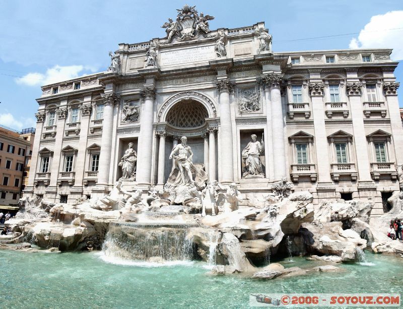 Fontana di Trevi
Vue d'ensemble
