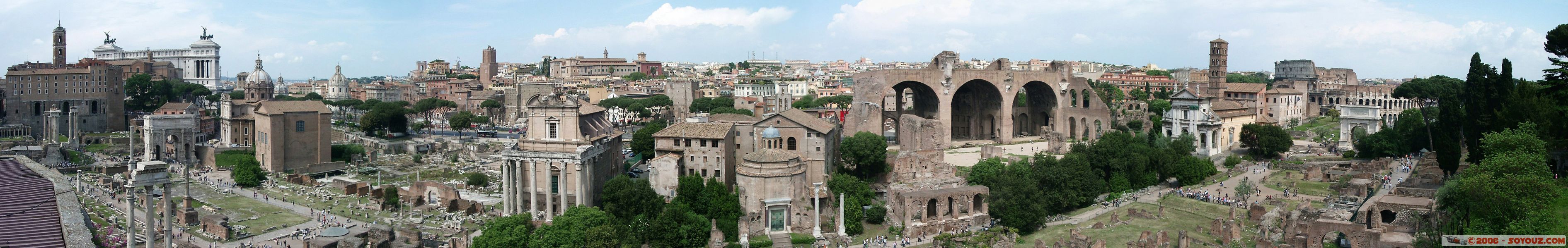 Panoramique sur le Forum Romain

