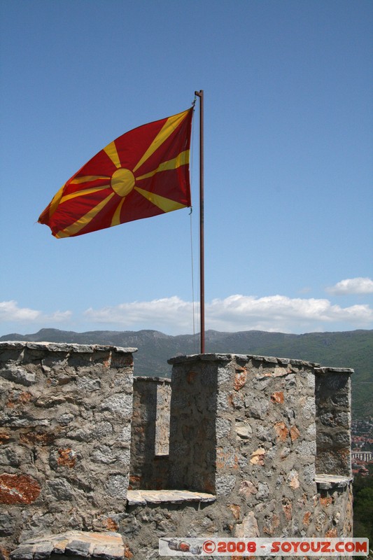 Ohrid - Samuilâ��s Fortress - Flag of Macedonia
Mots-clés: patrimoine unesco chateau Ruines