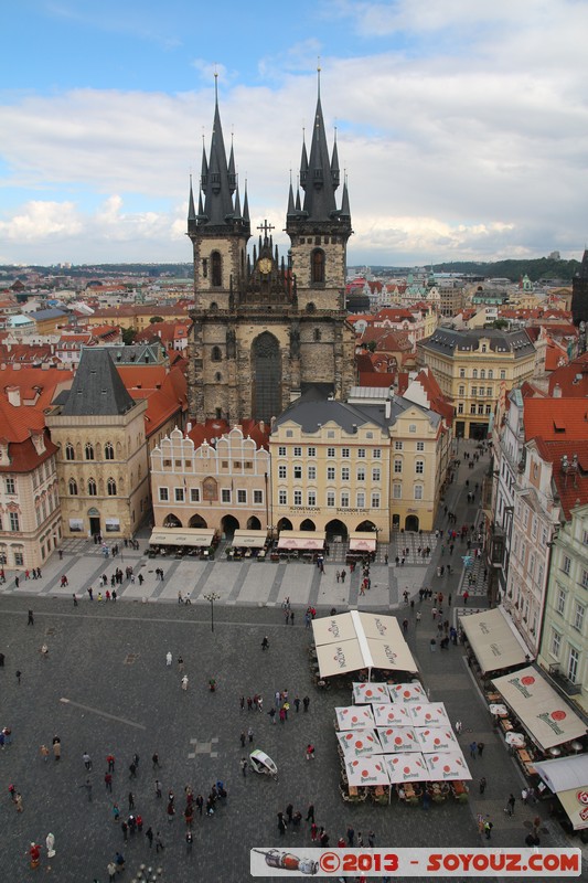 Prague - Staromestske namesti - View from Staromestska radnice - Tynsky chram
Mots-clés: CZE geo:lat=50.08712047 geo:lon=14.42061782 geotagged HlavnÃ­ mÄsto Praha KoÅ¡Ã­Åe RÃ©publique TchÃ¨que StarÃ© MÄsto patrimoine unesco Staromestske namesti Staromestsk