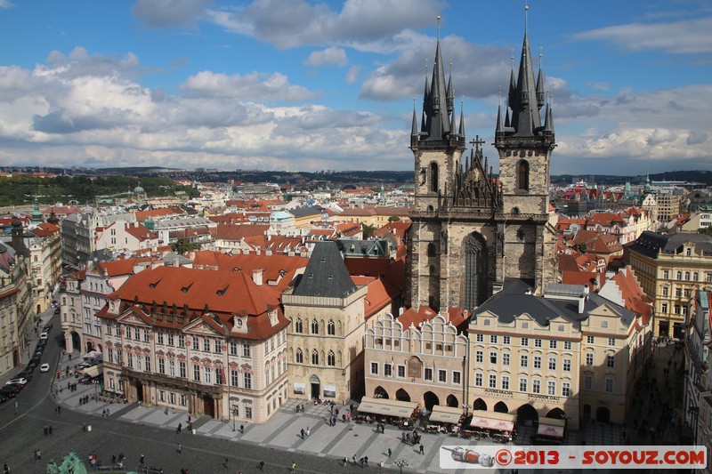 Prague - Staromestske namesti - View from Staromestska radnice - Tynsky chram
Mots-clés: CZE geo:lat=50.08712047 geo:lon=14.42061782 geotagged HlavnÃ­ mÄsto Praha KoÅ¡Ã­Åe RÃ©publique TchÃ¨que StarÃ© MÄsto patrimoine unesco Staromestske namesti Staromestsk