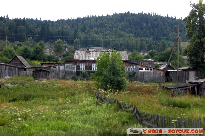 Train Moscou - Ekaterinburg - Campagne Russe
