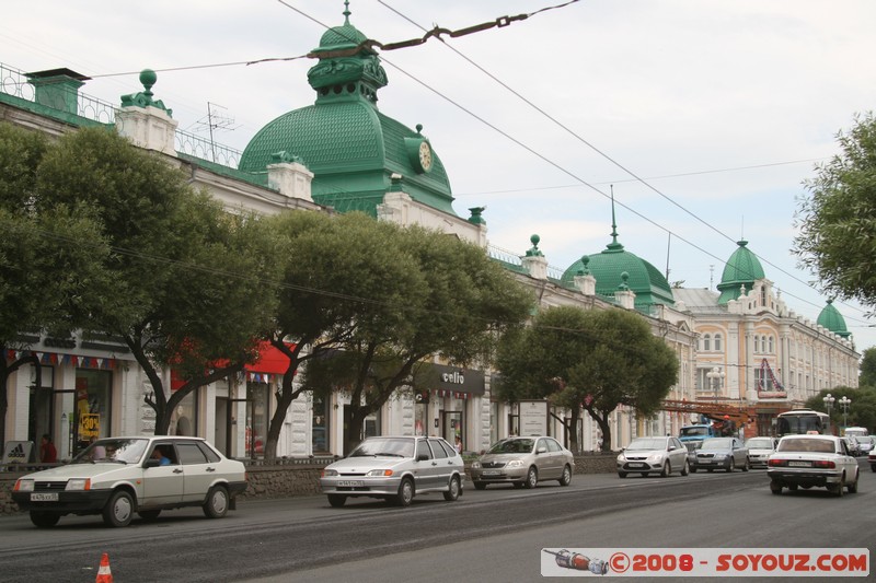 Omsk - Hotel Oktyabr et hotel Rossiya (1906)
