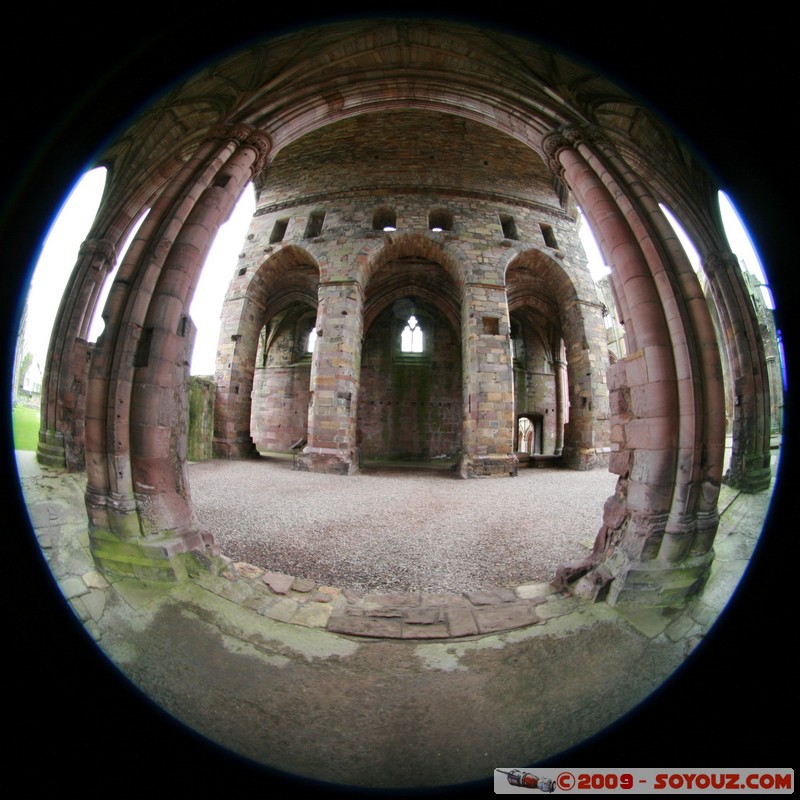 The Scottish Borders - Melrose Abbey
Cloisters Rd, the Scottish Borders, The Scottish Borders TD6 9, UK
Mots-clés: Eglise Ruines Fish eye