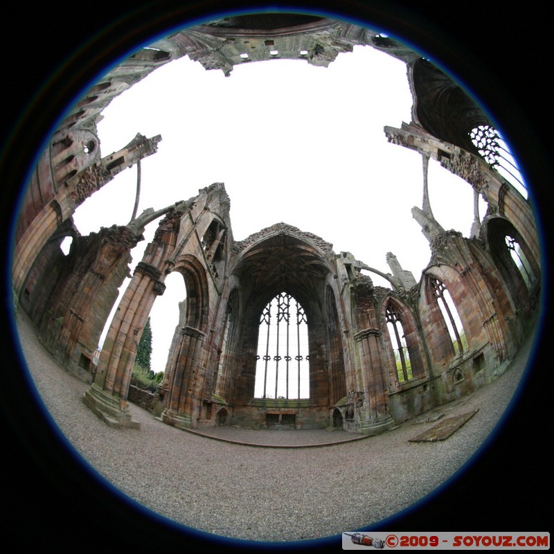 The Scottish Borders - Melrose Abbey
Cloisters Rd, the Scottish Borders, The Scottish Borders TD6 9, UK
Mots-clés: Eglise Ruines Fish eye