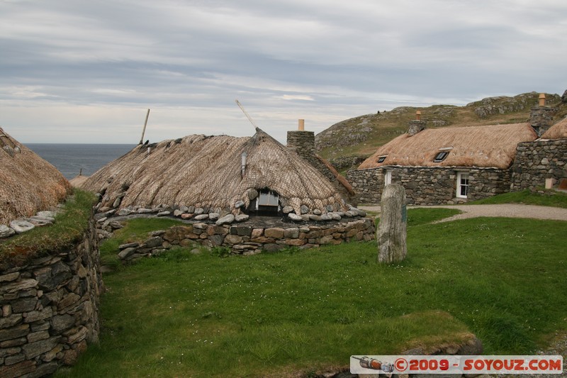 Hebridean Islands - Lewis - Gearrannan Blackhouse
Carloway, Western Isles, Scotland, United Kingdom
Mots-clés: Blackhouse