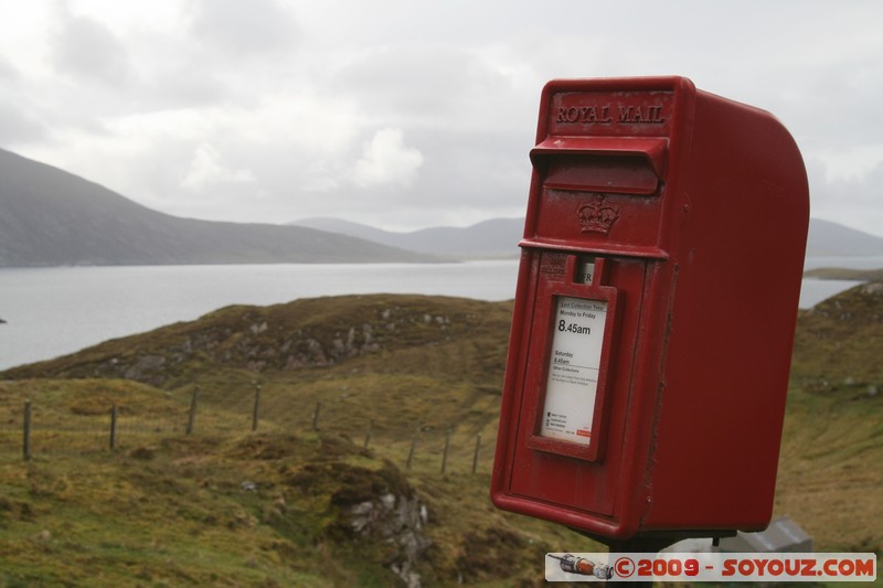 Hebridean Islands - Harris - Royal Mail Box
B887, Eilean Siar HS3 3, UK
Mots-clés: mer