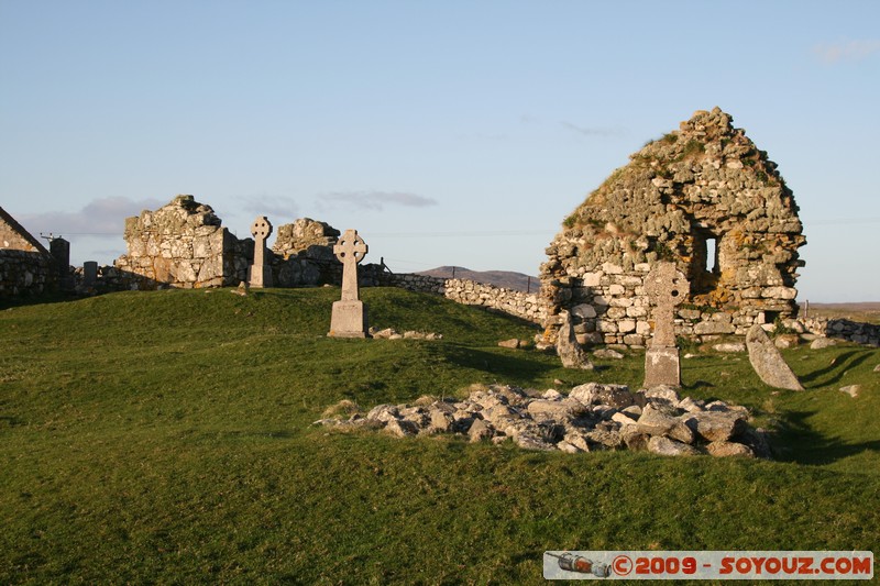 Hebridean Islands - South Uist - Howmore - Ruins of a church
Howmore, Western Isles, Scotland, United Kingdom
Mots-clés: Eglise Ruines sunset