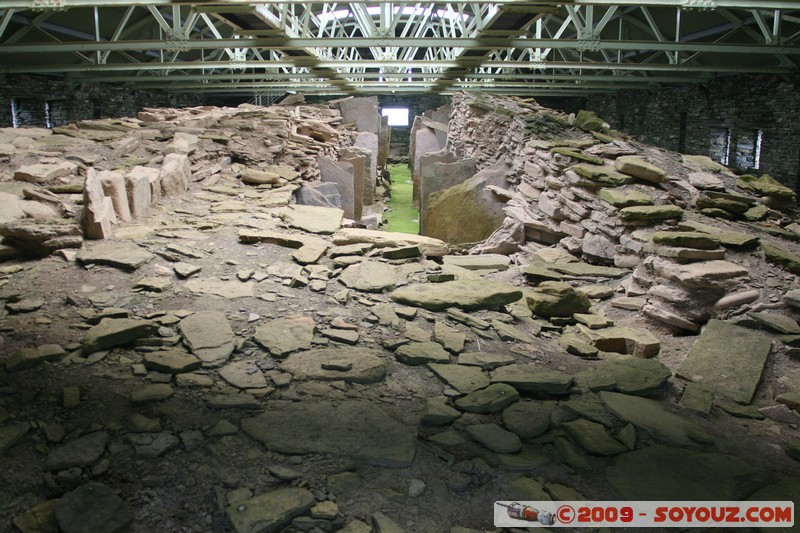 Orkney - Rousay - Midhowe Cairns
Georth, Orkney, Scotland, United Kingdom
Mots-clés: Ruines cairns prehistorique