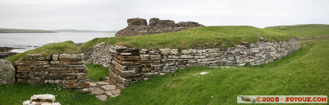 Orkney - Rousay - Midhowe Broch - panorama
Mots-clés: Ruines prehistorique panorama