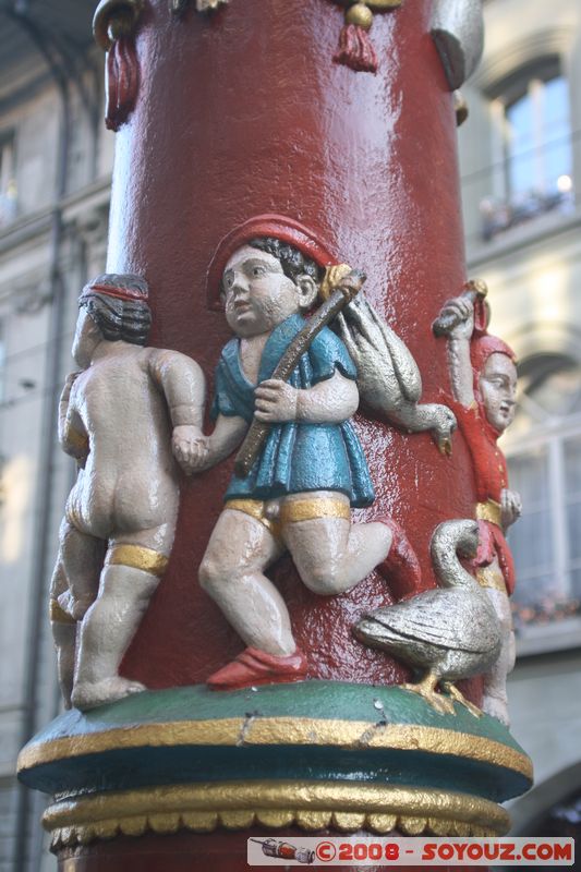 Berne - Pfeiferbrunnen (Fontaine du joueur de cornemuse)
Mots-clés: patrimoine unesco Fontaine