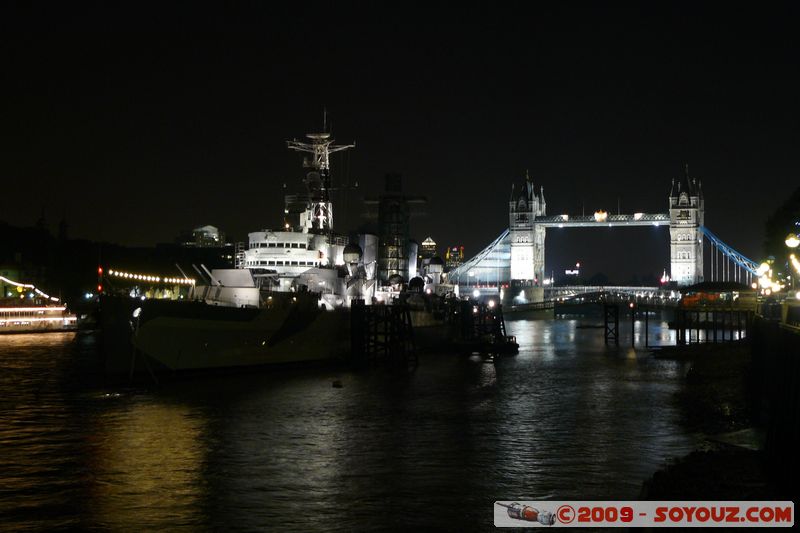 London - Southwark - HMS Belfast and Tower Bridge by Night
Hays Ln, Camberwell, Greater London SE1 2, UK
Mots-clés: Tower Bridge Pont Nuit HMS Belfast