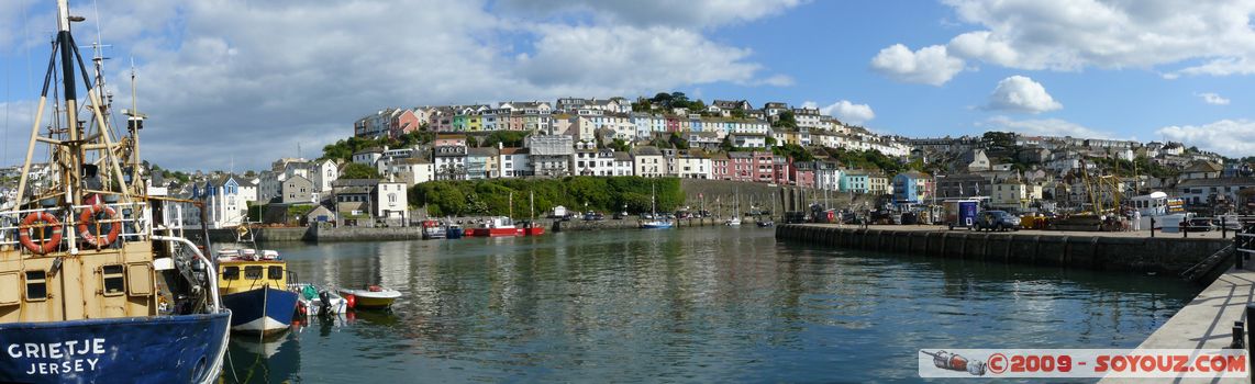 Brixham Harbour - panorama
Mots-clés: bateau panorama Port